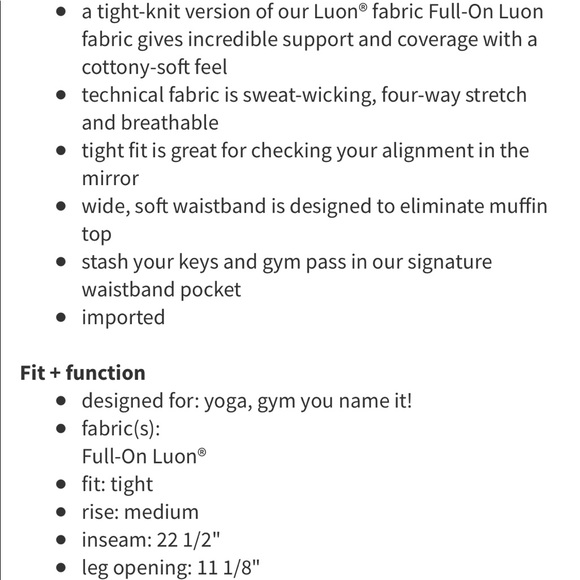 Lululemon special edition Shashiko crop leggings - Picture 8 of 8